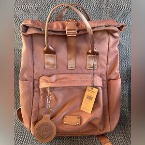 NWT Bear Paw copper pink (dark nude) backpack MSRP $138